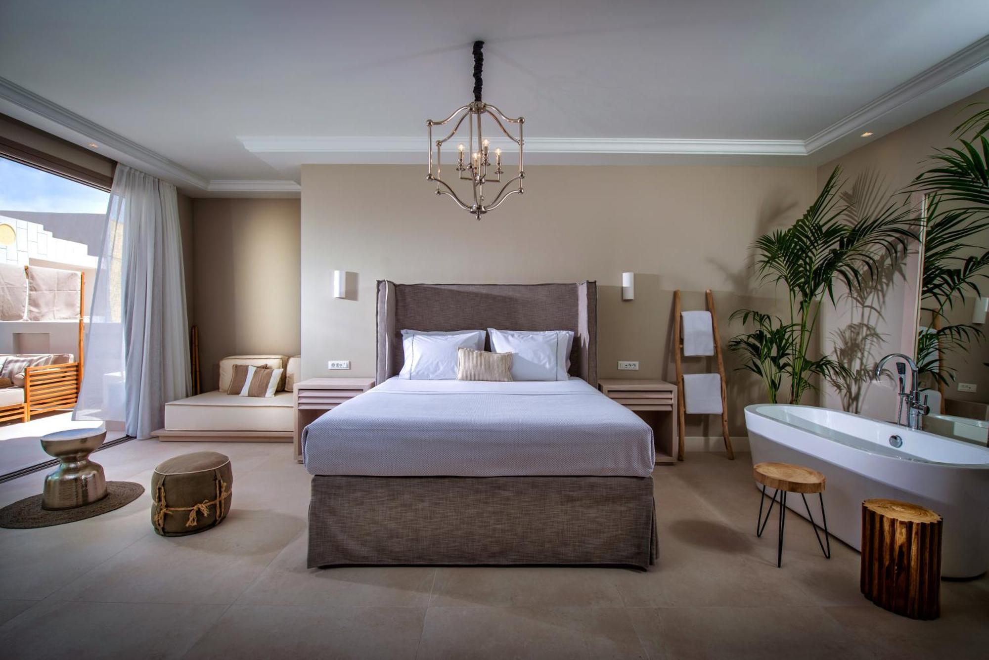 Drossia Palms Hotel And Nisos Beach Suites Малія Номер фото